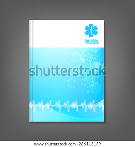 Medicine brochure template / flyer design suitable for healthcare topics.