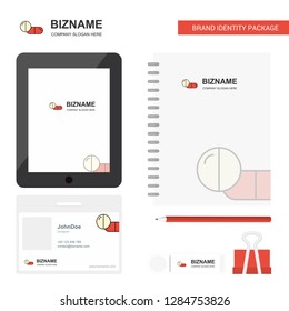 Medicine  Business Logo, Tab App, Diary PVC Employee Card and USB Brand Stationary Package Design Vector Template