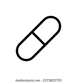 Medicine Capsule Icon - Vector : Medical Theme, Pharmaceutical Theme, Healthcare Theme, Infographics and Other Graphic Related Assets. SHOTLISThealth.