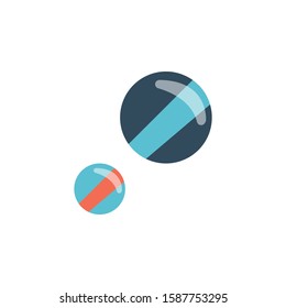 Medicine capsule pil from vector