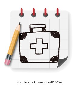 medicine case doodle drawing