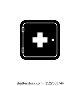 The Medicine chest icon, illustration, vector