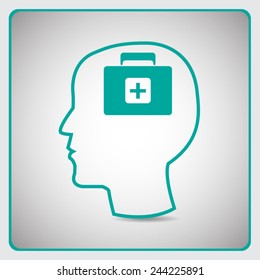 Medicine chest vector icon 