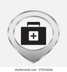 medicine chest vector icon