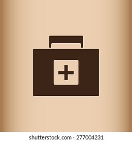 medicine chest vector icon