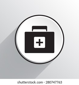 medicine chest vector icon