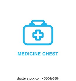Medicine chest vector icon