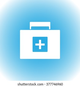 Medicine chest vector icon