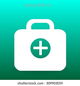 Medicine chest vector illustration