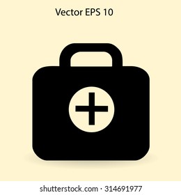 Medicine chest vector illustration