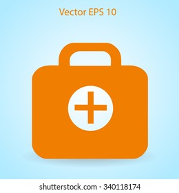 Medicine chest vector illustration