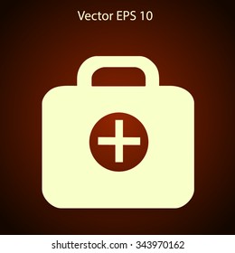 Medicine chest vector illustration