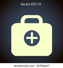 Medicine chest vector illustration