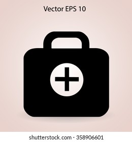 Medicine chest vector illustration