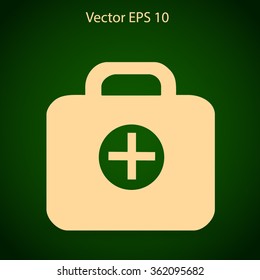 Medicine chest vector illustration