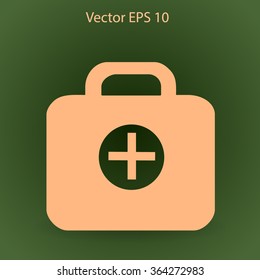 Medicine chest vector illustration