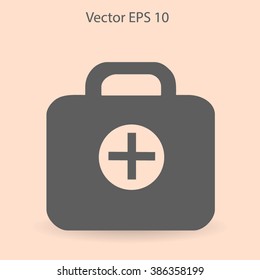 Medicine chest vector illustration