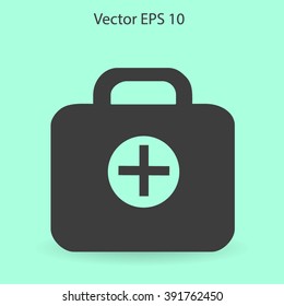 Medicine chest vector illustration