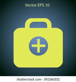 Medicine chest vector illustration