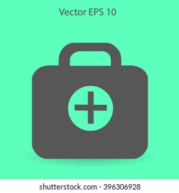 Medicine chest vector illustration