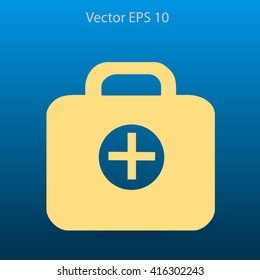 Medicine chest vector illustration