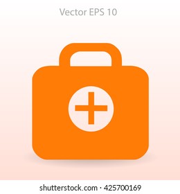 Medicine chest vector illustration