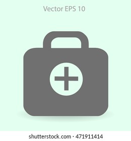 Medicine chest vector illustration