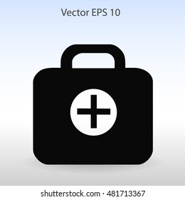 Medicine chest vector illustration