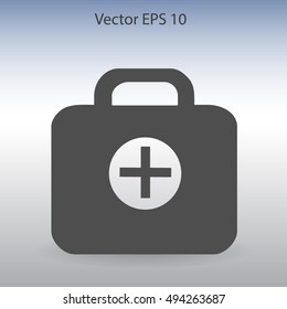 Medicine chest vector illustration