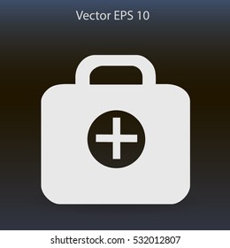 Medicine chest vector illustration