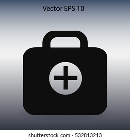 Medicine chest vector illustration