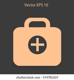 Medicine chest vector illustration