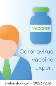 Medicine coronavirus brochure. Vaccine development template of flyer, magazines, posters, book cover, banners. Coronavirus infographic concept background. Layout illustrations template page with icons