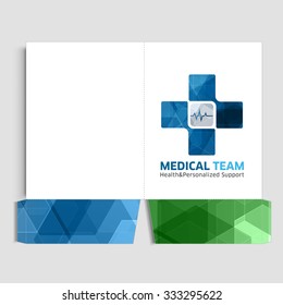 Medicine corporate identity folder