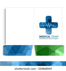 Medicine corporate identity folder