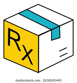 Medicine Cost Estimate Vector Icon Graphic