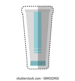 medicine cream bottle isolated icon