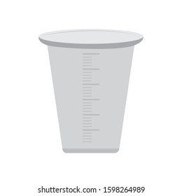 Medicine cups clip art design vector illustration image