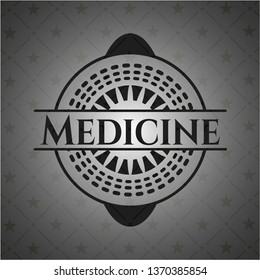 Medicine dark emblem. Retro