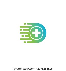Medicine Delivery Logo  icon vector image