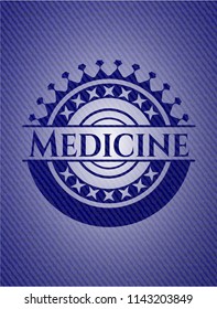 Medicine with denim texture