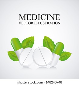 medicine design over gray background vector illustration 