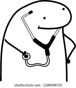 medicine doctor flork meme vector university