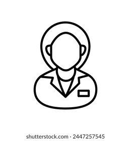Medicine Doctor icon in vector. Logotype
