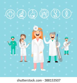medicine, doctors , ambulance , vector graphics
