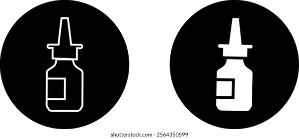 Medicine drop bottles icon set dropper and ampule realistic mockups. Vector containers of plastic and glass for eye drops and nose or nasal spray pipette or eyedropper and vial medical package design