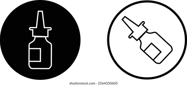 Medicine drop bottles icon set dropper and ampule realistic mockups. Vector containers of plastic and glass for eye drops and nose or nasal spray pipette or eyedropper and vial medical package design