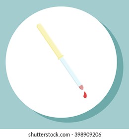 Medicine dropper icon.
