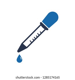 Medicine Dropper Icon - Vector