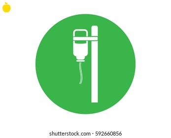 medicine dropper, icon, vector illustration eps10